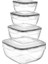 Fresh Box Saklama Kabı Seti 0,6 lt +1 lt +1,7 lt + 4,0 lt 4'lü LC-305 1