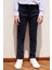 ALTINYILDIZ CLASSICS Lacivert Slim Fit Dar Kesim Yan Cepli Pamuklu Esnek Çocuk Chino Pantolon 2