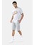Sportwear Crusader Gri Pamuklu Ince Erkek Spor Şortu 3