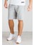 Sportwear Crusader Gri Pamuklu Ince Erkek Spor Şortu 5