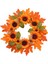 1 Adet, Yapay Sonbahar Çelengi, Ayçiçekleri ve Akçaağaç Yaprakları ile 52 cm Ön Kapı Çelengi, Ev Dekorasyonu Için Asılı (Yurt Dışından) 1