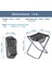 Mini Katlanır Kamp Taburesi Mini Taşınabilir Katlanır Sandalye Sırt Çantalı Mini Taşınabilir Sandalye, Yürüyüş, Bahçe Barbekü, Plaj Voayge Balıkçılık Için Kullanılır (Yurt Dışından) 2