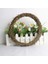 10 Adet Rattan Çelenk Yüzük Dıy Çiçekçi Asma Dalları Doğal Asma Zanaat Rattan Hasır Çember Garlands Ev Için (10 Cm) (Yurt Dışından) 2