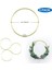 3 Paket 10 cm Metal Çiçek Çember Çelenk Altın Çember Yüzükler Dıy Noel Düğün Çelengi Dream Catcher ve Makrome Duvar Asılı El Sanatları (Altın) (Yurt Dışından) 3