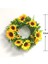 1 Adet, Yaz Ayçiçeği Garland Ev Dekor Yapay Çiçekler Çelenk Ev Ön Kapı Dekorasyon Duvar Asılı (32 Cm) (Yurt Dışından) 2
