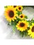 1 Adet, Yaz Ayçiçeği Garland Ev Dekor Yapay Çiçekler Çelenk Ev Ön Kapı Dekorasyon Duvar Asılı (32 Cm) (Yurt Dışından) 4