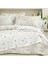 Bedding Lois Çift Kişilik Pikeli Yatak Örtüsü Takımı - Adaçayı 1