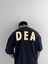 Dea Reflektörlü Oversize T-Shirt Siyah 2
