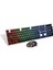 C-5928 Oyuncu Rainbow/usb/rgb Işıklı Klavye Mouse Türkçe Q 1