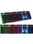 C-5928 Oyuncu Rainbow/usb/rgb Işıklı Klavye Mouse Türkçe Q 3