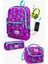 Kids Koyu Pembe Su Yeşili Peri Desenli Usb'li 3’lü Okul Çanta Seti SET0123274 1