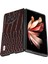 Vivo x Fold2 Kahve Için Gerçek Deri Timsah Desen Kılıfı (Yurt Dışından) 3