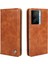 Vivo Iqoo Z7X Brown Için Magnetik Olmayan Retro Telefon Kılıfı (Yurt Dışından) 1