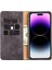 Vivo S16E Kahverengi Için Retro Doku Deri Kılıf (Yurt Dışından) 5