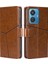 Vivo Y55 4g Açık Kahverengi Için Geometrik Pu Kasası (Yurt Dışından) 2