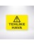 Tehlike Hava 21X30 cm Yapışkanlı Levha 1
