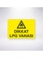 Dikkat Lpg Vanası 21X30 cm Yapışkanlı Levha 1