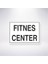 Fitnes Center 21X30 cm Yapışkanlı Levha 1