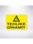 Tehlike Dinamit 21X30 cm Yapışkanlı Levha 1
