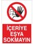 Içeriye Eşya Sokmayın 21X35 Arkası Yapışkanlı Levha 21X30 cm Yapışkanlı Levha 1