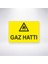 Gaz Hattı 21X30 cm Yapışkanlı Levha 1