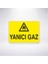 Yanıcı Gaz 21X30 cm Yapışkanlı Levha 1