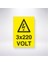3X220 Volt 21X30 cm Yapışkanlı Levha 1
