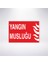 Yangın Musluğu 21X30 cm Yapışkanlı Levha 1