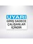 Uyarı Giriş Sadece Çalışanlar Içindir 21X35 Arkası Yapışkanlı Levha 21X30 cm Yapışkanlı Levha 1