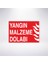 Yangın Malzeme Dolabı 21X30 cm Yapışkanlı Levha 1