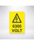 6300 Volt 21X30 cm Yapışkanlı Levha 1