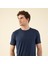 Albano Erkek T-shirt Marin Mavi 3