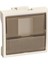 ETK45045E Pks Ultra-Kablo Kanalı Için Veri Soketi-Sürgülü 1 RJ45-BEYAZ-45X45 mm 1