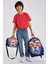 Kids Lacivert Saks Aslan Desenli 3’lü Okul Çanta Seti SET0123741 2