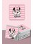 Minnie Mouse Pink Temalı Çikolata Etiketi * Sticker * 60 Adet 4x4 cm 1