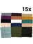 Naz Ipek 15'li Hediyelik Flamlı Yazma Set Eşarp Tülbent 100X100CM Toptan 1