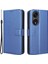 Oppo A1 Pro 5g Elmas Doku Pu Deri Dergi Katlanabilir Stand Cüzdan Damla Geçirmez Akıllı Telefon Kılıfı (Yurt Dışından) 1