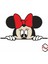 Sticker Master Mickey Mouse Sticker Oto Motor Laptop Pc Duvar 14X8 cm 1