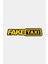Sticker Master Fake Taxi Sticker Motor, Kask, Laptop, Araba Sticker 14X3 cm 1