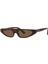 Dolce&gabbana 4442 502/73 52 Kadın Kahve Çekik Çerçeve Güneş Gözlüğü 1