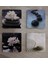 Spa Taşları ve Kiraz Çiçeği Doğal Taş Bardak Altlığı 4'lü Set - Natural Stone Coasters 2
