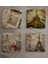 Kolaj Eyfel ve Paris Doğal Taş Bardak Altlığı 4'lü Set - Natural Stone Coasters 2