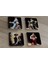 Ispanyol Dansçı Kadınlar Doğal Taş Bardak Altlığı 4'lü Set - Natural Stone Coasters 1