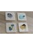 Soyut Tasarımlar Doğal Taş Bardak Altlığı 4'lü Set - Natural Stone Coasters 1