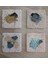 Soyut Tasarımlar Doğal Taş Bardak Altlığı 4'lü Set - Natural Stone Coasters 2