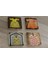 Padişah Kaftanları Doğal Taş Bardak Altlığı 4'lü Set - Natural Stone Coasters 1