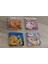Renkli Kediler Doğal Taş Bardak Altlığı 4'lü Set - Natural Stone Coasters 1