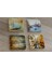 Venedik Manzaraları Doğal Taş Bardak Altlığı 4'lü Set - Natural Stone Coasters 1