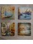 Venedik Manzaraları Doğal Taş Bardak Altlığı 4'lü Set - Natural Stone Coasters 2