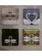 Kuğular Doğal Taş Bardak Altlığı 4'lü Set - Natural Stone Coasters 2